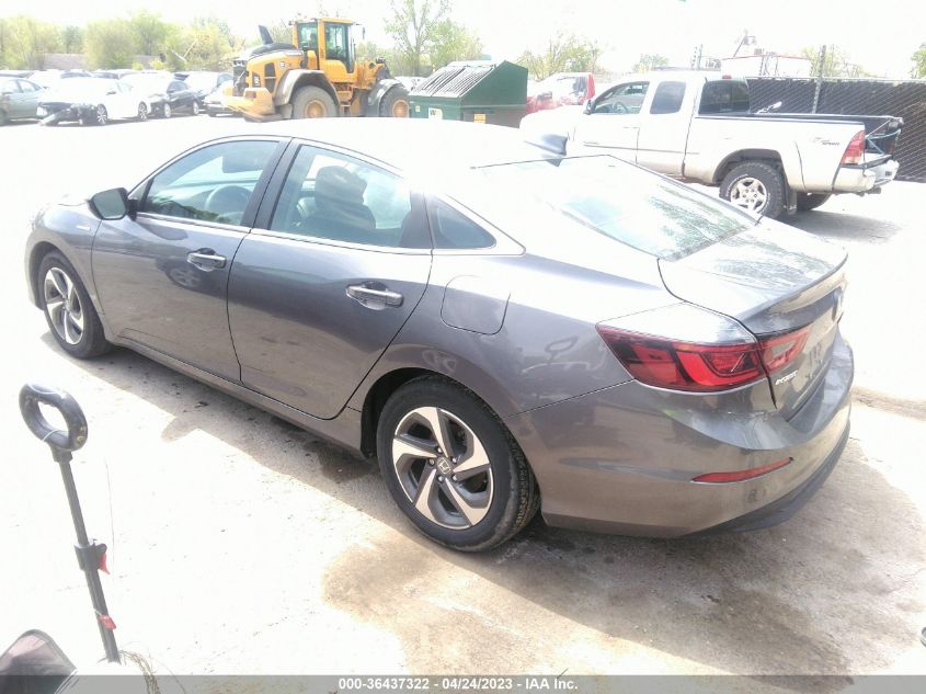 2019 HONDA INSIGHT EX 19XZE4F58KE003774
