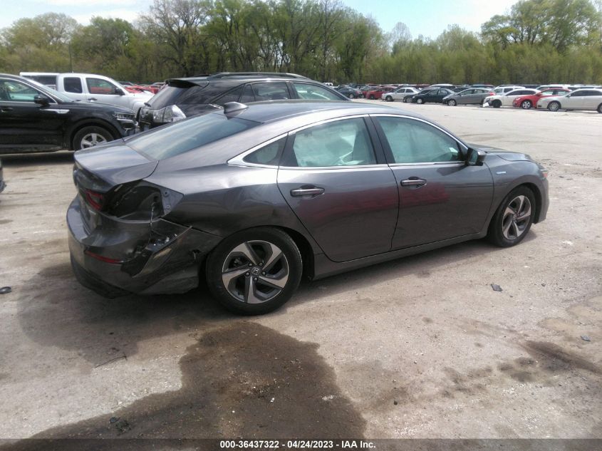 2019 HONDA INSIGHT EX 19XZE4F58KE003774