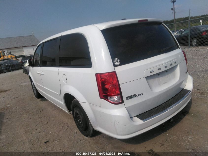 2014 DODGE GRAND CARAVAN SE 30TH ANNIVERSARY - 2C4RDGBGXER427889