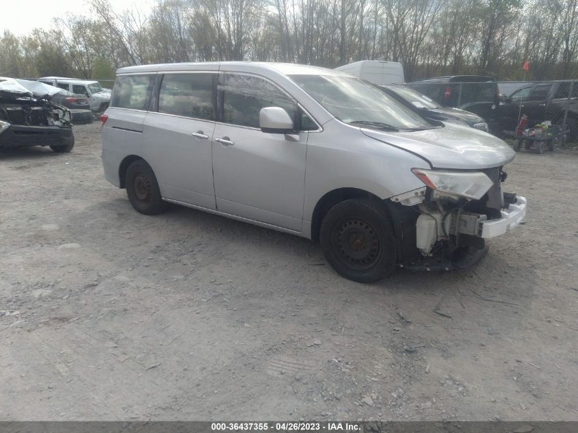 2014 NISSAN QUEST S/SV/SL/LE - JN8AE2KPXE9107284