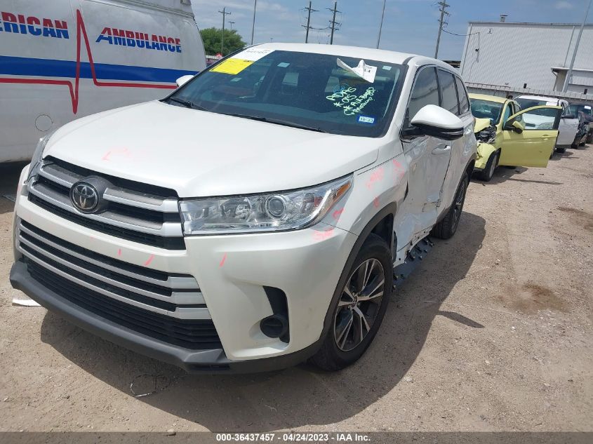 2019 TOYOTA HIGHLANDER LE - 5TDZARFHXKS051348