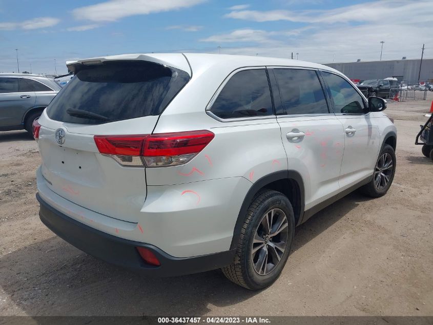 2019 TOYOTA HIGHLANDER LE - 5TDZARFHXKS051348