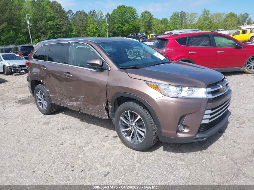 2017 TOYOTA HIGHLANDER XLE/SE - 5TDKZRFH2HS223066