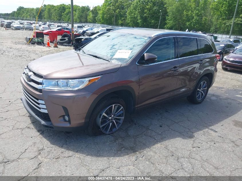2017 TOYOTA HIGHLANDER XLE/SE - 5TDKZRFH2HS223066