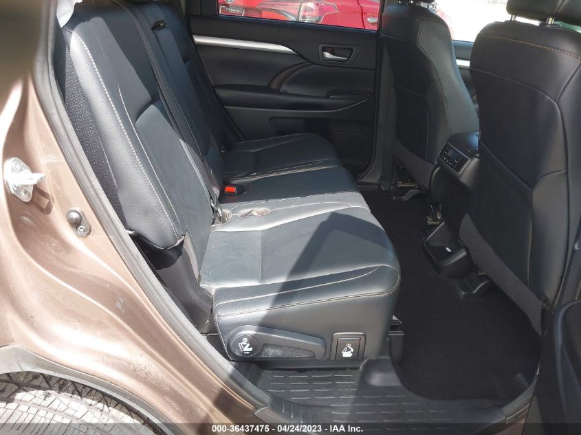 2017 TOYOTA HIGHLANDER XLE/SE - 5TDKZRFH2HS223066