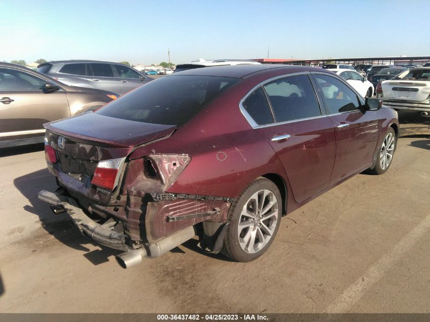 2015 HONDA ACCORD SEDAN SPORT - 1HGCR2F51FA122601