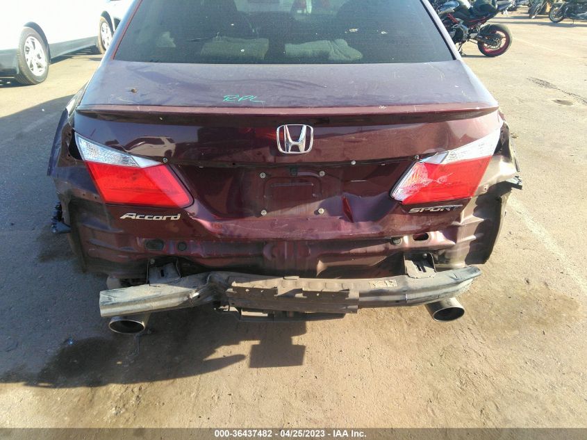 2015 HONDA ACCORD SEDAN SPORT - 1HGCR2F51FA122601