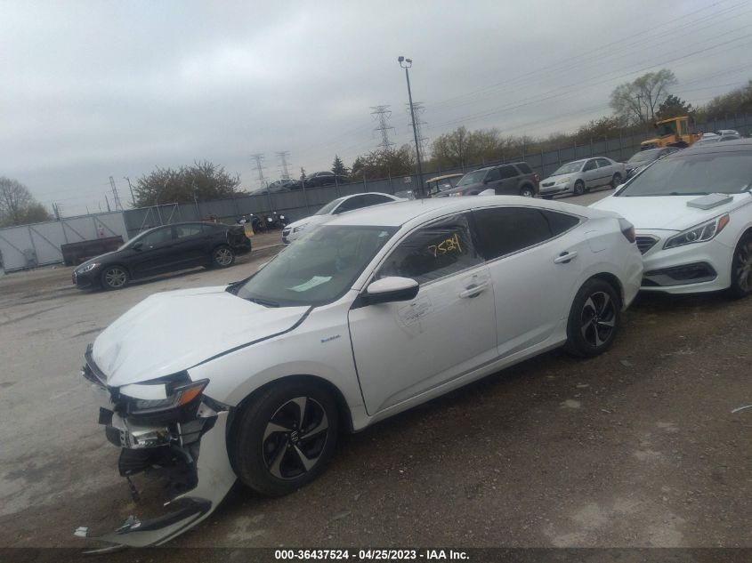 2021 HONDA INSIGHT EX 19XZE4F50ME009023