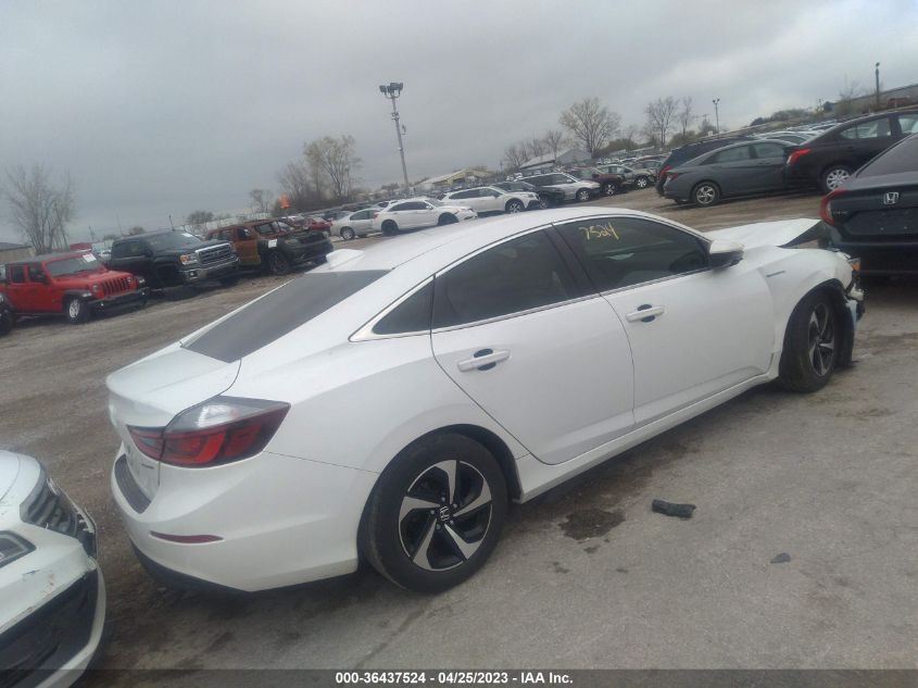 2021 HONDA INSIGHT EX 19XZE4F50ME009023
