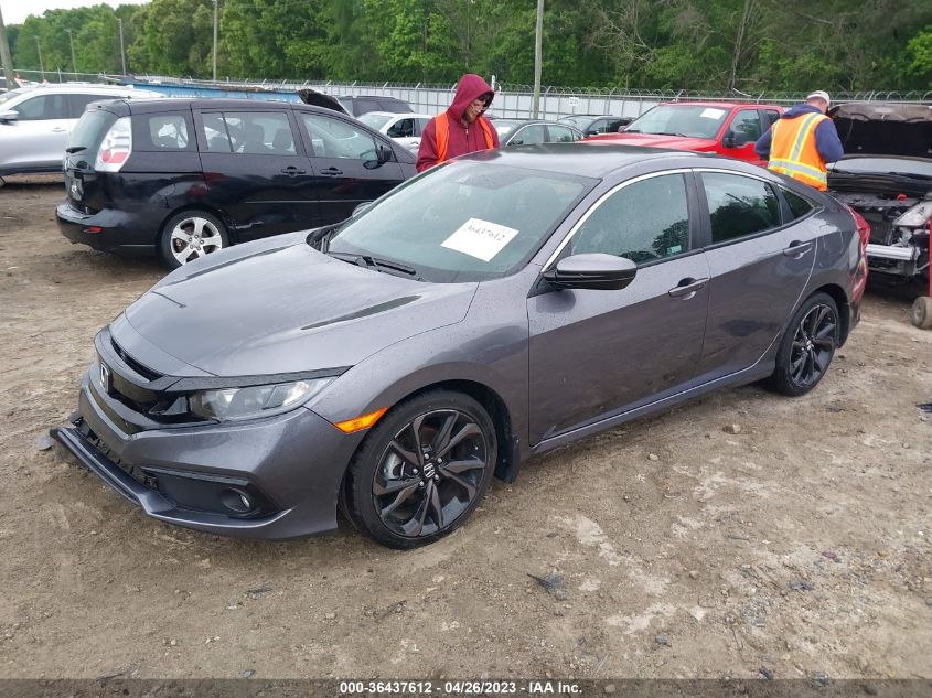 2020 HONDA CIVIC SEDAN SPORT - 19XFC2F81LE017217