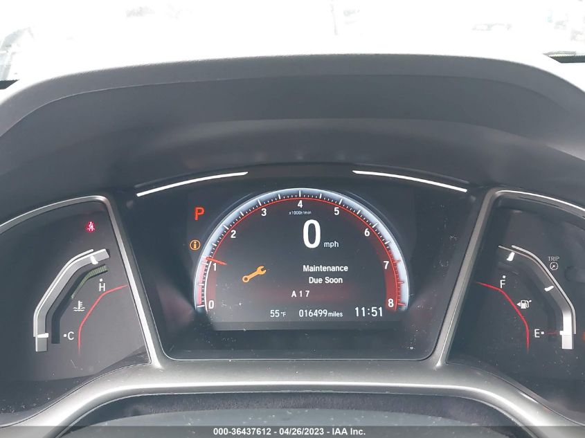 2020 HONDA CIVIC SEDAN SPORT - 19XFC2F81LE017217