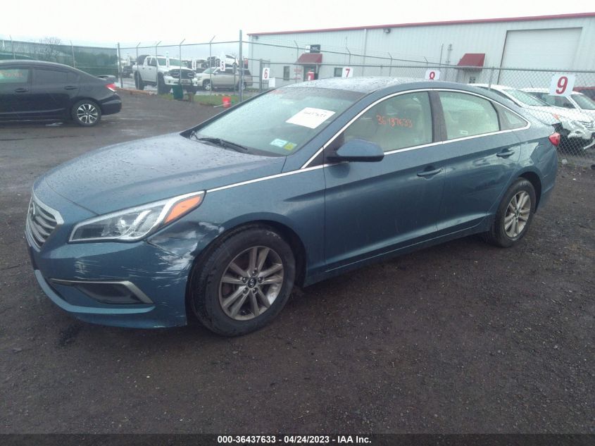 2016 HYUNDAI SONATA 2.4L SE - 5NPE24AF5GH329929