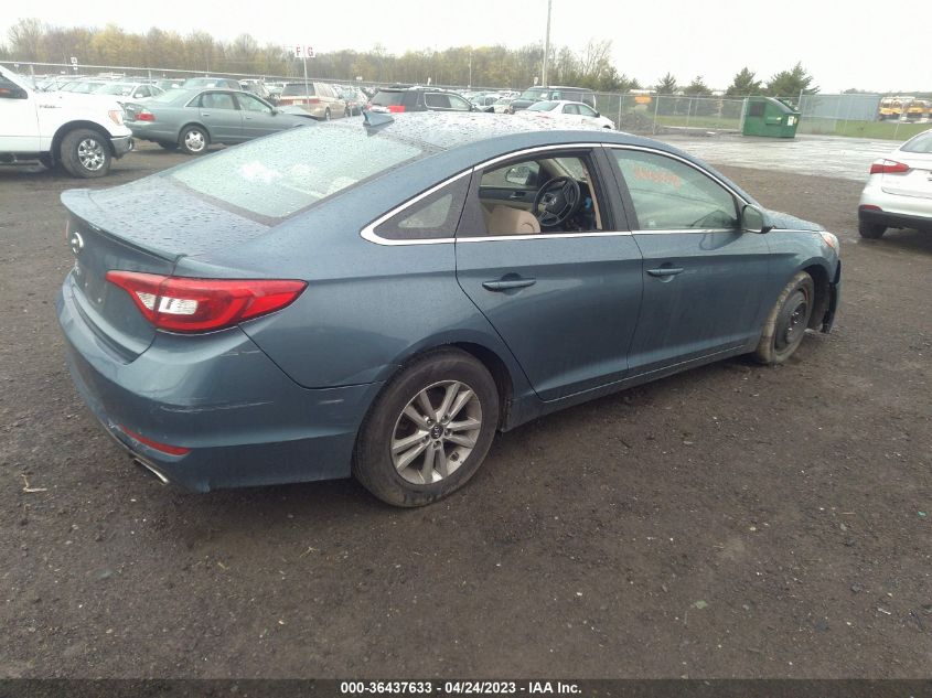 2016 HYUNDAI SONATA 2.4L SE - 5NPE24AF5GH329929