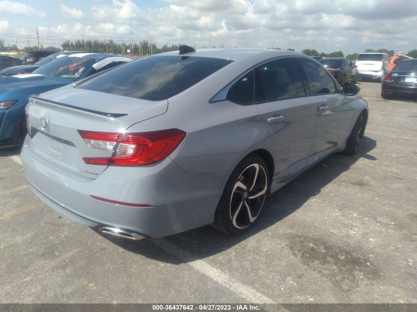 2021 HONDA ACCORD SEDAN SPORT - 1HGCV1F36MA107674