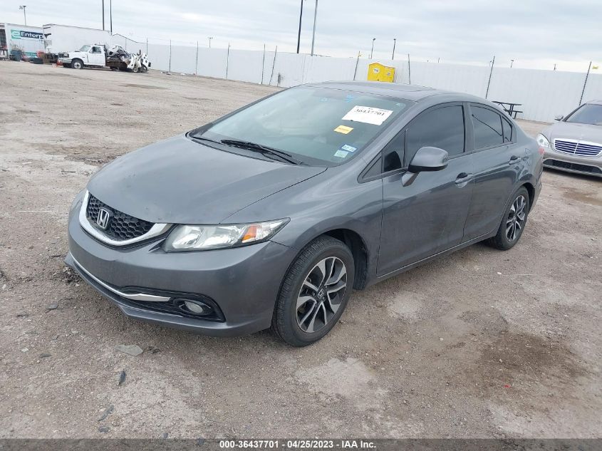 2013 HONDA CIVIC SDN EX-L - 19XFB2F98DE056464