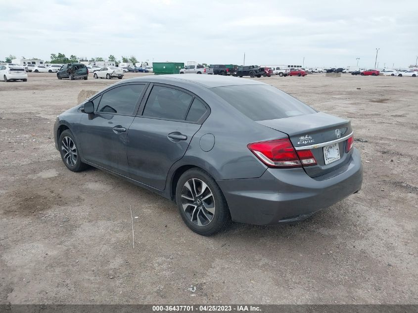 2013 HONDA CIVIC SDN EX-L - 19XFB2F98DE056464