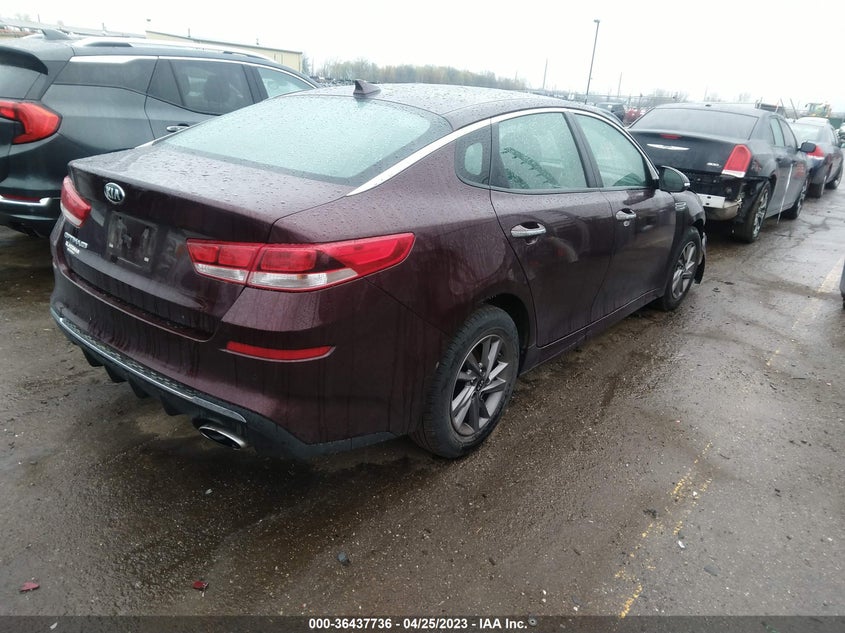 VIN 5XXGT4L34LG410063 2020 KIA OPTIMA LX
