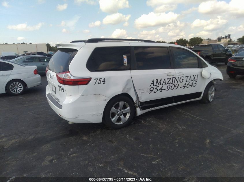 2016 TOYOTA SIENNA LE - 5TDKK3DCXGS730563