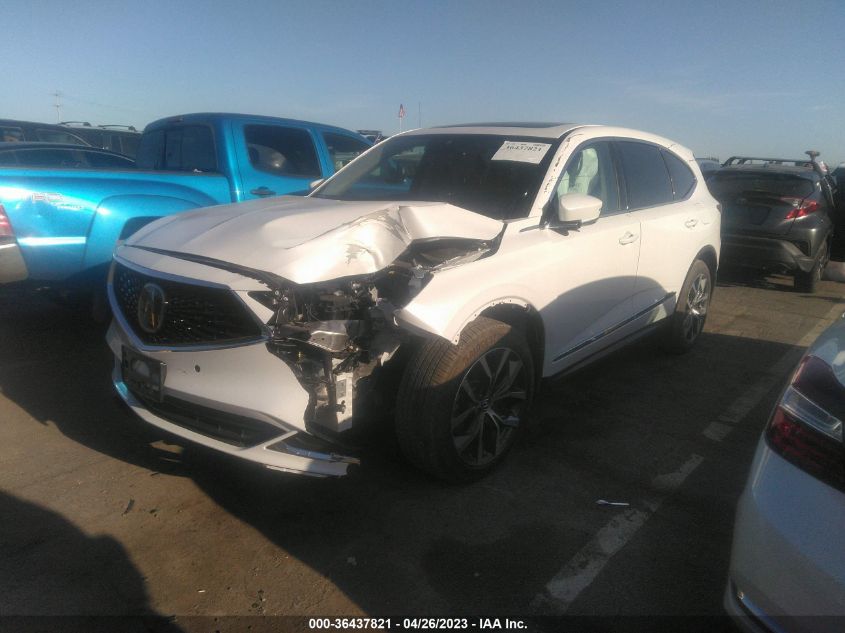 ACURA MDX White 2023 W/TECHNOLOGY PACKAGE-5J8YD9H45PL002663-36437821 photo no. 1