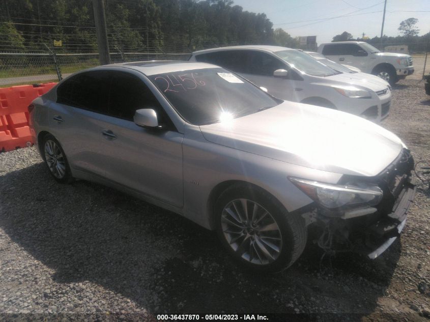 2018 INFINITI Q50 3.0T LUXE - JN1EV7AP3JM357424
