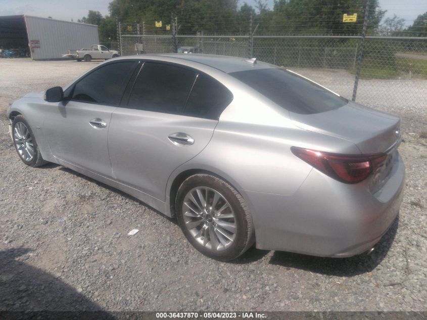 2018 INFINITI Q50 3.0T LUXE - JN1EV7AP3JM357424