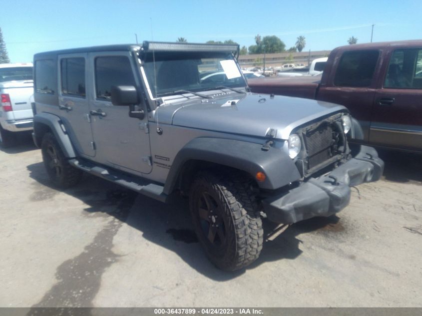 2013 JEEP WRANGLER UNLIMITED SPORT - 1C4BJWDG5DL701931