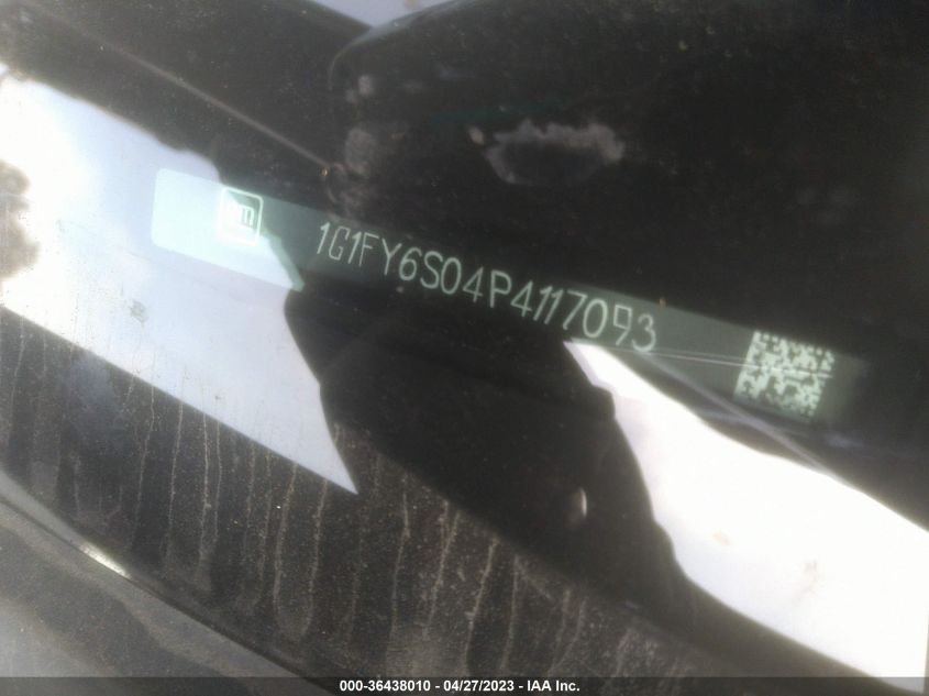 2023 CHEVROLET BOLT EUV LT 1G1FY6S04P4117093