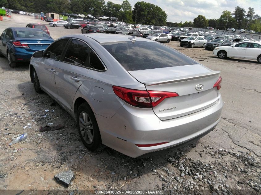 2015 HYUNDAI SONATA 2.4L SE - 5NPE24AF0FH222527