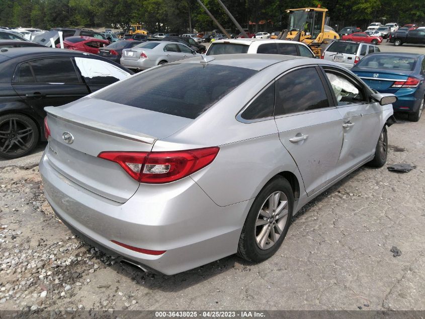 2015 HYUNDAI SONATA 2.4L SE - 5NPE24AF0FH222527