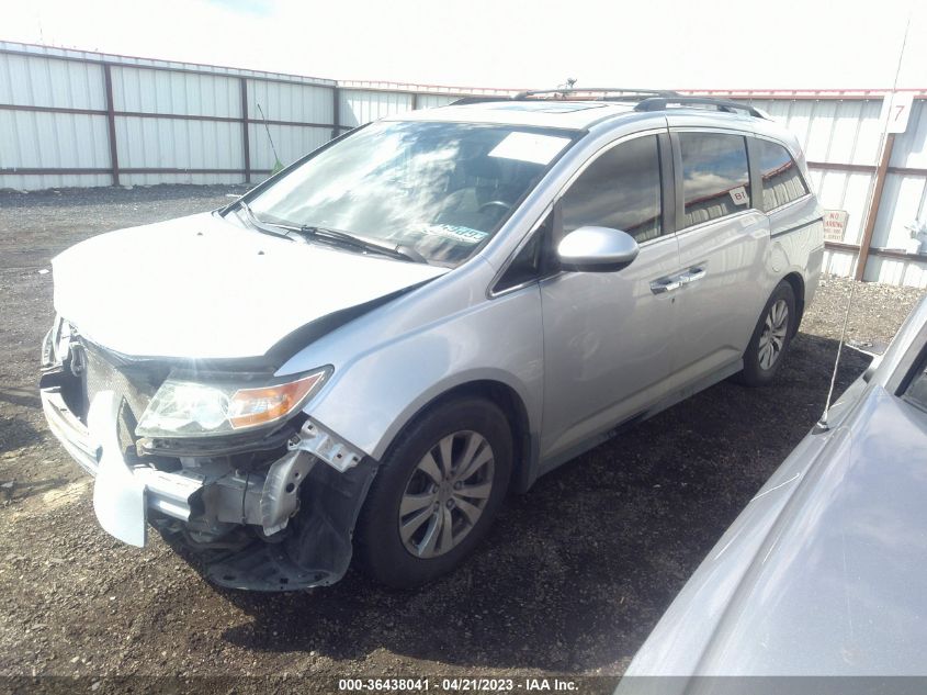 2014 HONDA ODYSSEY EX-L - 5FNRL5H67EB069863