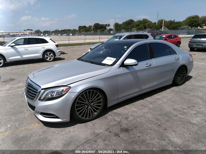 2015 MERCEDES-BENZ S-CLASS S 550 - WDDUG8CB3FA164733
