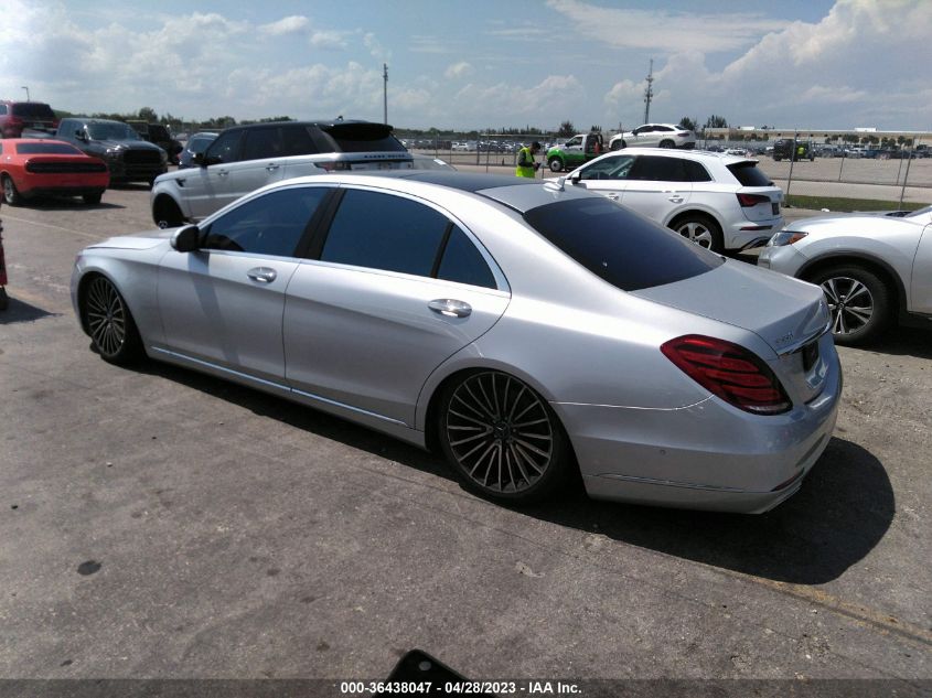 2015 MERCEDES-BENZ S-CLASS S 550 - WDDUG8CB3FA164733