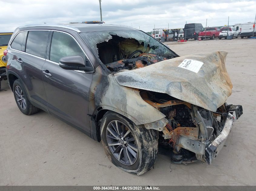 2019 TOYOTA HIGHLANDER SE/XLE - 5TDKZRFH2KS566175