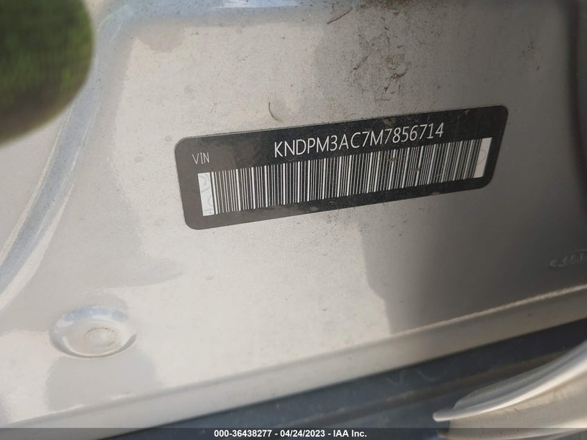VIN KNDPM3AC7M7856714 2021 KIA SPORTAGE LX