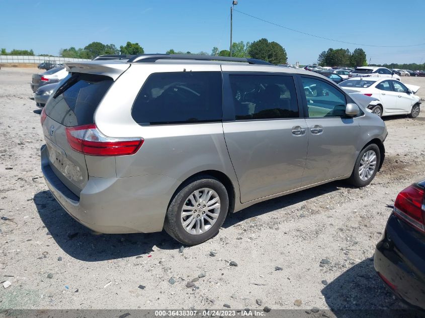 2015 TOYOTA SIENNA XLE/XLE AAS/LTD - 5TDYK3DC9FS682076