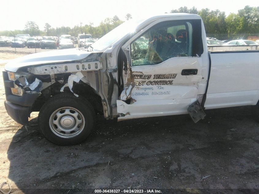 2016 FORD F-150 XL/XLT - 1FTMF1C80GKD13751