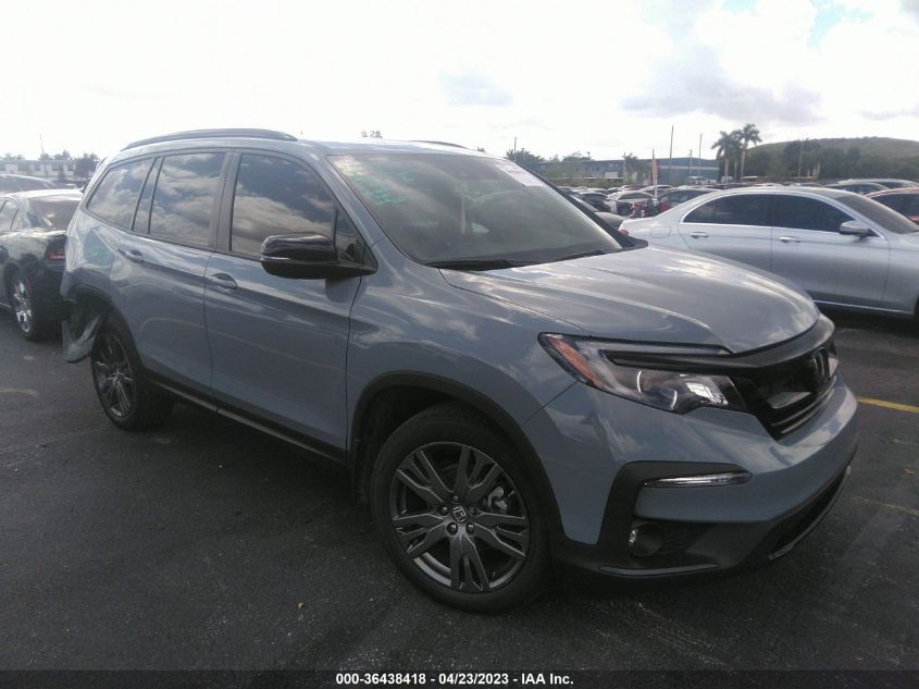 2022 HONDA PILOT SPORT - 5FNYF6H31NB090352