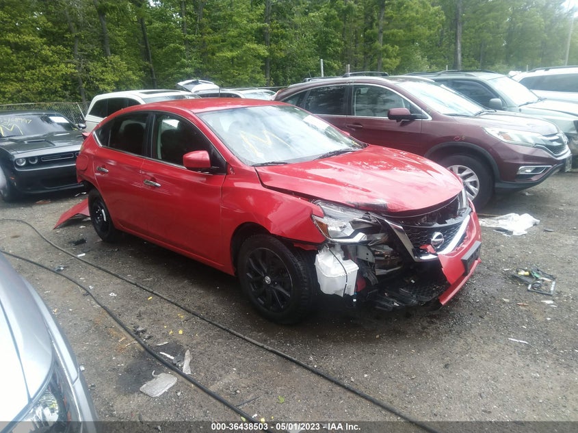 VIN 3N1AB7APXJL626195 2018 NISSAN SENTRA SV