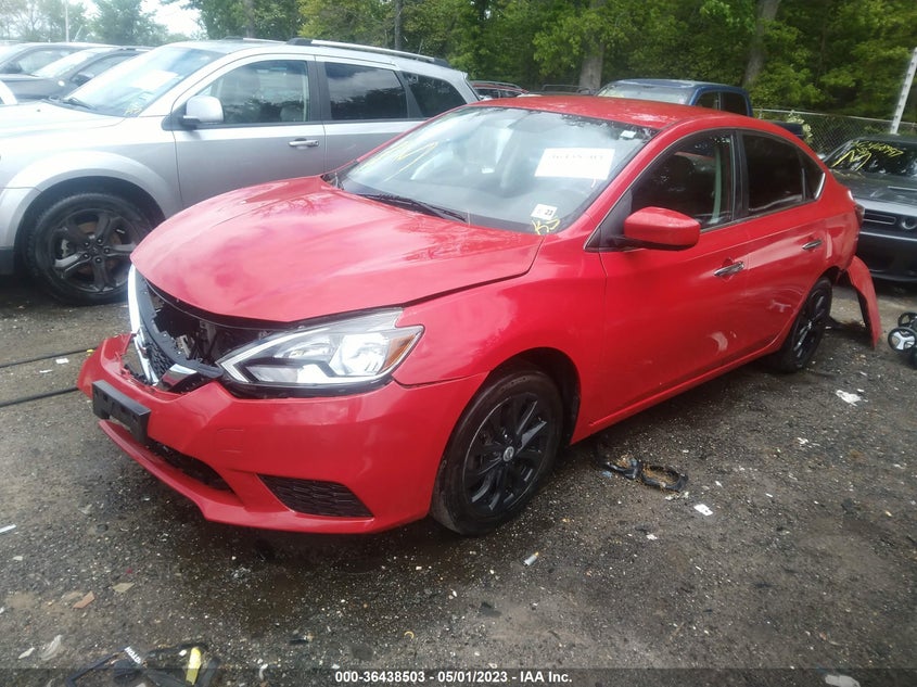 VIN 3N1AB7APXJL626195 2018 NISSAN SENTRA SV
