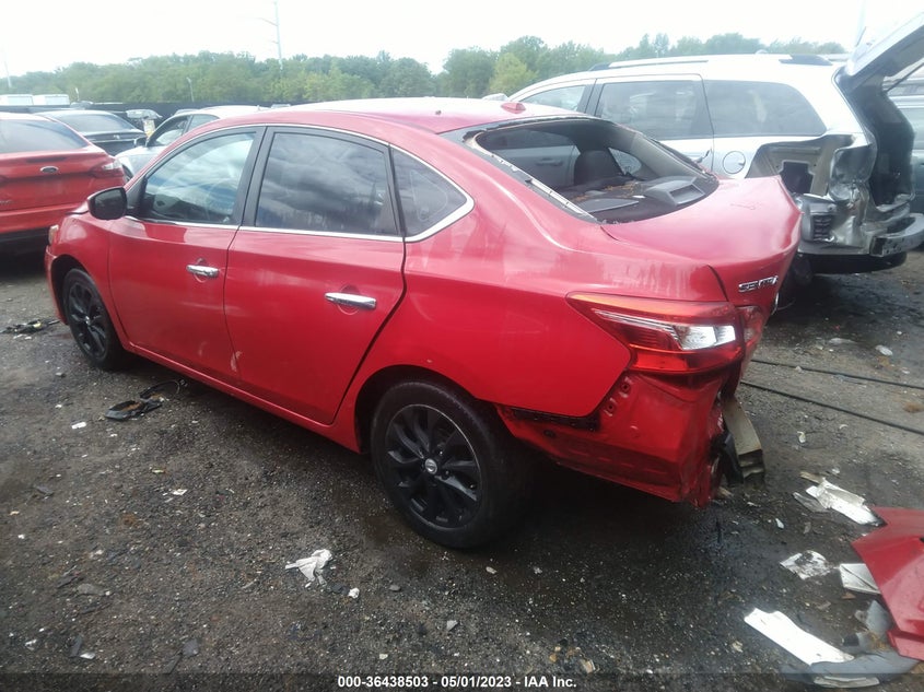 VIN 3N1AB7APXJL626195 2018 NISSAN SENTRA SV