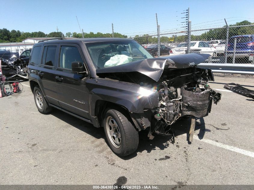 2017 JEEP PATRIOT SPORT - 1C4NJPBA6HD145680