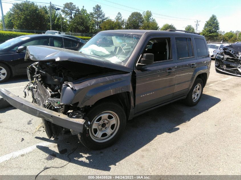 2017 JEEP PATRIOT SPORT - 1C4NJPBA6HD145680