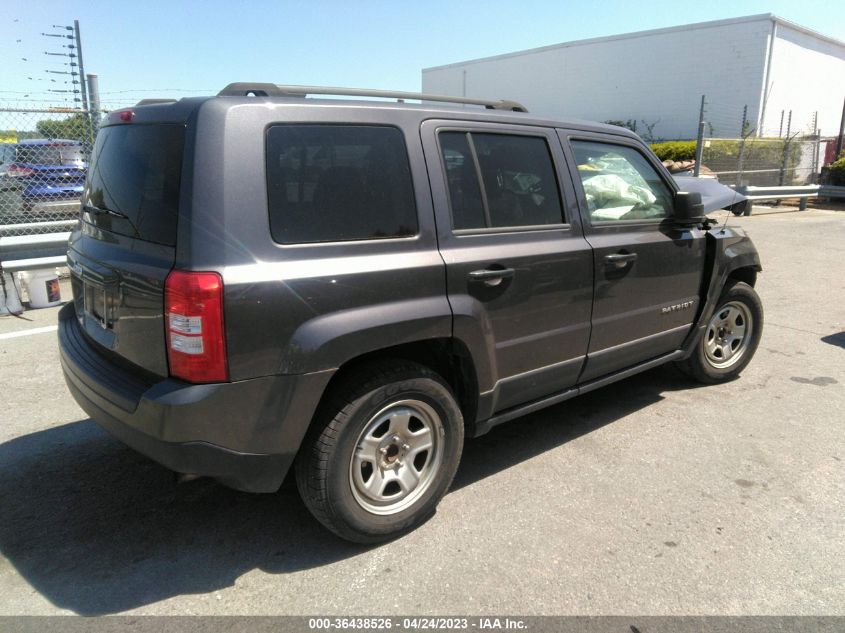 2017 JEEP PATRIOT SPORT - 1C4NJPBA6HD145680