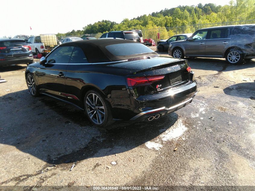 2022 AUDI S5 CABRIOLET PREMIUM PLUS - WAUW4GF54NN000892