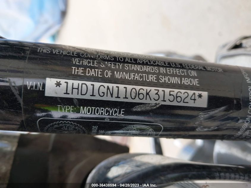 2006 HARLEY-DAVIDSON FXDLI 1HD1GN1106K315624