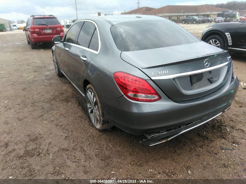 2018 MERCEDES-BENZ C-CLASS C 300 - 55SWF4KBXJU279229