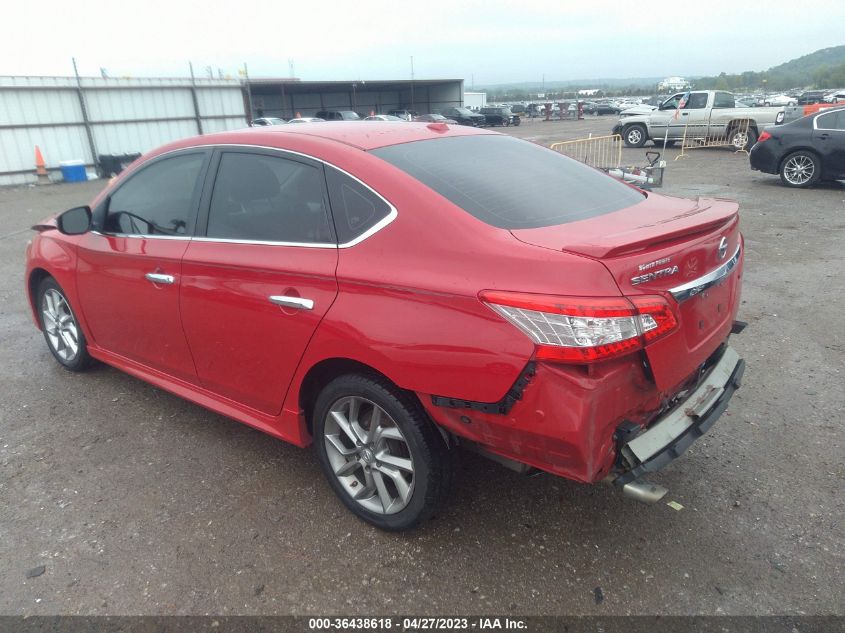 2015 NISSAN SENTRA SR - 3N1AB7AP3FY242883