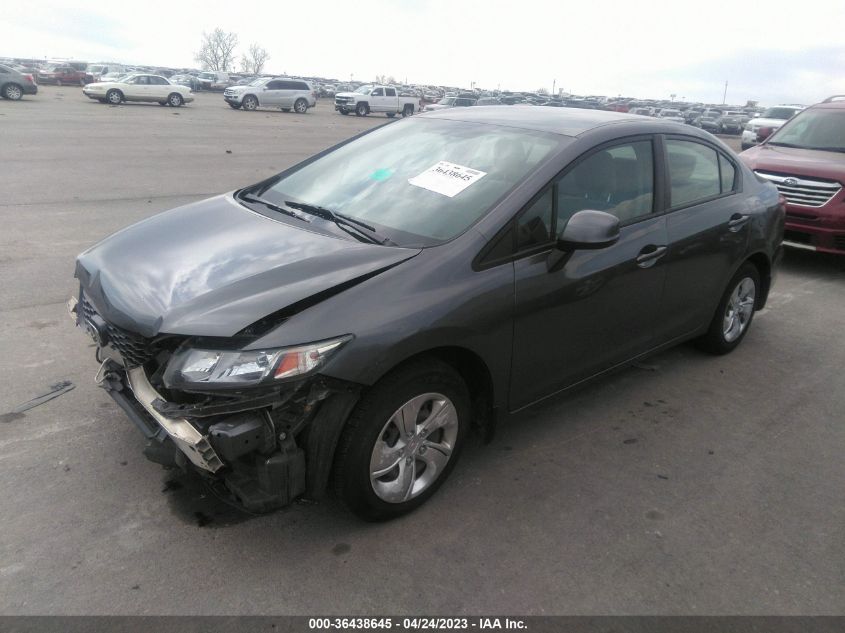 2013 HONDA CIVIC SDN LX - 19XFB2F55DE049663