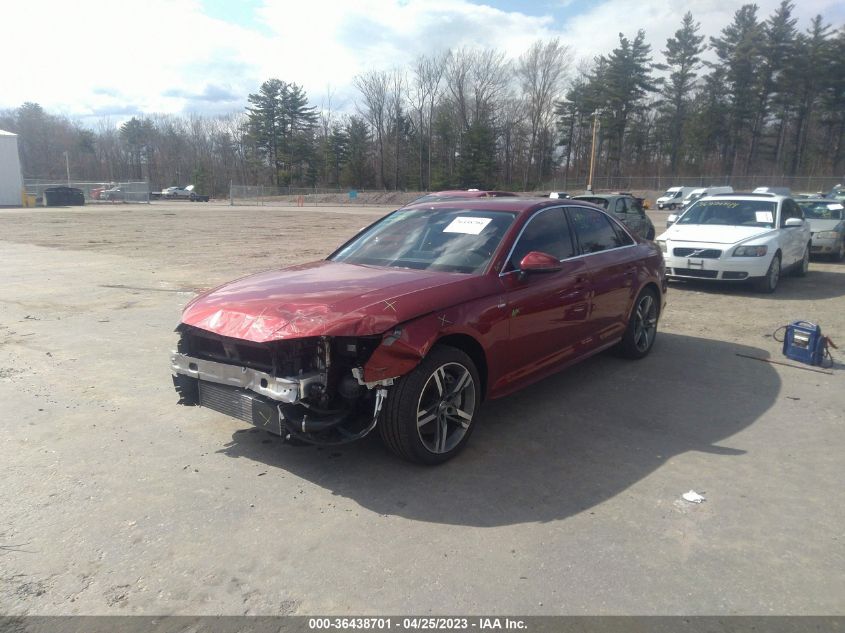 2018 AUDI A4 PREMIUM PLUS - WAUENAF47JA040107