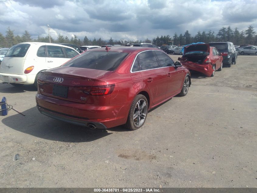 2018 AUDI A4 PREMIUM PLUS - WAUENAF47JA040107